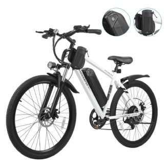 OUREA Electric Bike 26", 750W Peak Motor Mountain Ebike, Up to 40 Miles 20MPH Removable Battery, 7…