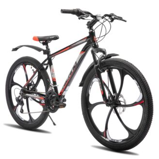 26" MTB Mountain Bike unisex Adults, 18 - Speed, Disc Brake, Lightweight Aluminum Frame, 6 - Spoke…