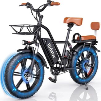 Electric Bike for Adults, Peak 4000/2000W, 37/33MPH, 52V 40AH, 48V/20AH E - Bike, 30 - 180 Miles…